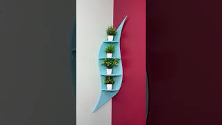 Unique Corner Decor Craft Idea using Cardboard short reel viral diycrafts youtubeshort decor [upl. by Oates175]