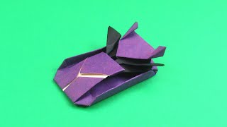 Origami car How to make a car out of paperDIY [upl. by Seftton655]