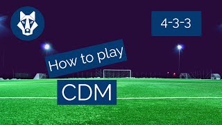 How to play Center Defensive Midfielder  Football Soccer Position Analysis [upl. by Egres]