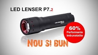 Led Lenser P72  prezentare lanterna plus accesorii [upl. by Jeralee449]