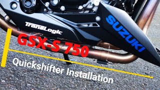 Suzuki GSXS 750  Translogic Quickshifter  Installation [upl. by Spillihp]