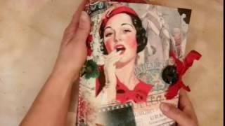 Vintage Sewing Junk Journal [upl. by Htieh26]