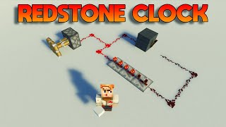 How To Make A Redstone Clock  Minecraft Education [upl. by Anirtik197]