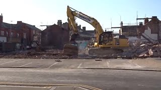 Great Piles Of Rubble Huge Block Part 2 Hartes Demolition Blackpool 19092024 [upl. by Azelea]