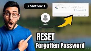 RESET Windows 1011 Forgotten Password Without losing Data 3 Methods of 2024 [upl. by Corsiglia817]