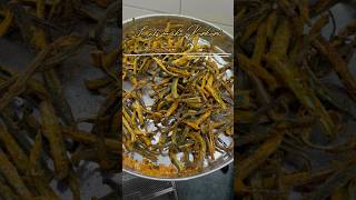 Dish 115  Kurkuri bhindi in our Air fryer deepfryer minifryer anyonecancook fryer Airfryer [upl. by Honoria712]