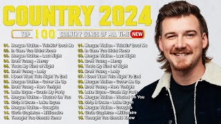 Country Songs 2024  Morgan Wallen Luke Combs Luke Bryan Chris Stapleton Brett Young Kane Brown [upl. by Darren]