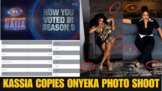 FANS FUME AS KASSIA COPY ONYEKA  BBNAIJA SEASON 9 COMPLETE VOTING LIST  CHUKS IGBOKWE [upl. by Peter]