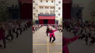 Most energetic flashmobflashmob gandhaar2024 gujariya dance college festival explore [upl. by Manheim]