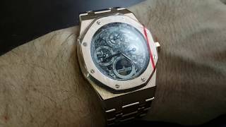 Audemars Piguet Royal Oak Perpetual Calendar Skeleton [upl. by Ehtyaf]