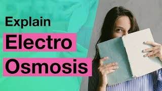 Explain Electroosmosis with diagram  Colloidal State  Physical Chemistry [upl. by Erwin]