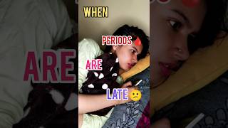 When periods are late 😂periods funny comedy trending girl shorts [upl. by Ynahpit]