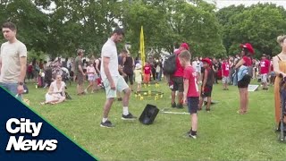 Canada Day celebrations in Montreal [upl. by Tamas]