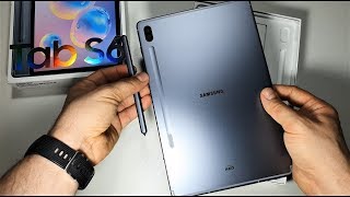 Samsung Tab S6 SMT860 Unboxing  Review  128GB Snapdragon 855 6GB Ram [upl. by Acemahs]