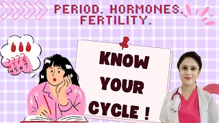 PERIOD HORMONES FERTILITY PREGNANCY MENOPAUSE  KNOW HOW EVERYTHING WORK UNDERSTAND YOUR CYCLE [upl. by Yasnyl609]