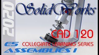 E5 SolidWorks 2020  Assembly Basics 1 Tutorial for Beginners [upl. by Jodoin561]