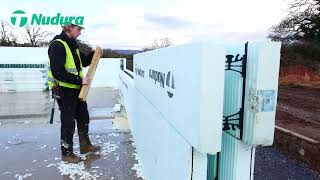 Nudura ICF Chwilog Timelapse Video [upl. by Anivle]