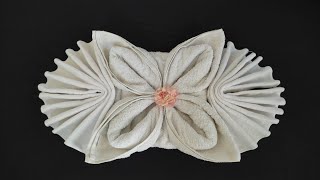 wowwww beatiful towel flowers easy to make  towel art  origami towel  towel folding [upl. by Ryun]