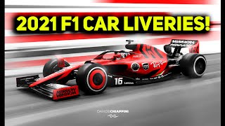 2021 F1 Car Concept Liveries  F1 2021 Car Change [upl. by Nelrac]