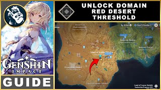 Genshin Impact Red Desert Threshold Unlock  Exploration Puzzle Guide [upl. by Forlini]