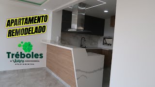 APARTAMENTO REMODELADO  TREBOLES interivalle  constructora bolivar [upl. by Goerke]