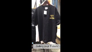 Gallery Dept Tshirt in Black with Printing [upl. by Oemor591]