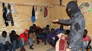 Libye  vague darrestations de migrants à Tripoli [upl. by Adnael51]