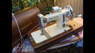 Old Vintage Antique West Germany FRISTER amp ROSSMANN Sewing Machine See Video [upl. by Arabela]