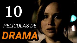 Top 10 Mejores Películas de DRAMA [upl. by Lanam]