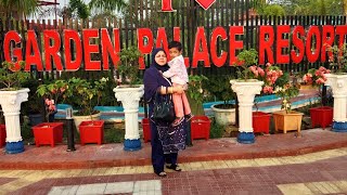 Garden Palace Resort Sylhet 🥰🥰🥰 Sanaya mamoni first time [upl. by Siroved]