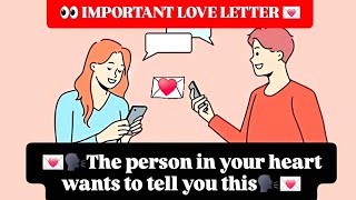 ‼️IMPORTANT LOVE LETTER ‼️ 💌CHANNELED LOVE LETTER FROM YOUR PERSON 🗣️💌 [upl. by Affrica]