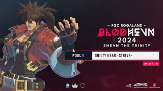 BLODHEVN 2024 3Hevn the Trinity — GUILTY GEAR STRIVE – Pool 1 [upl. by Minnnie279]