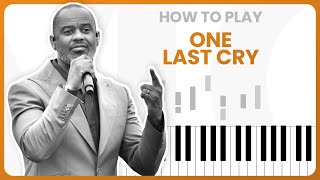 How To Play One Last Cry By Brian McKnight On Piano  Piano Tutorial PART 1 [upl. by Vergil]