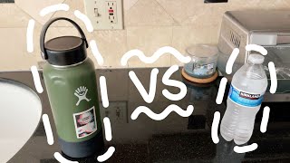 Hydro Flask VS Water Bottle Comparison [upl. by Adnirim]