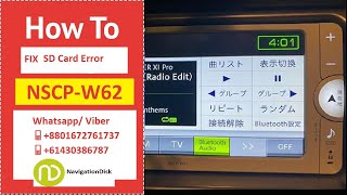 Toyota NSCPW62 AV Car Language Set to English  ERC Unlock Online  Bluetooth  English Speech [upl. by Akeemaj]