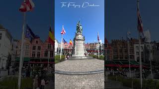 Historic Bruges A medieval Beautiful City In Belgium shorts [upl. by Anael743]