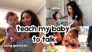 TODDLER FIRST WORD TIPS  reading routines and interactions [upl. by Yngad]