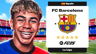 My First TAKEOVER on FC25 With Barca [upl. by Oremodlab]