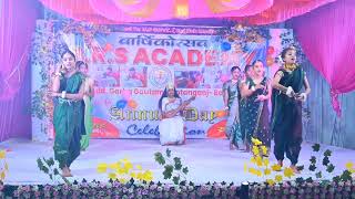 Saraswati vandana dance by girls  annual function 202324 [upl. by Eninotna]