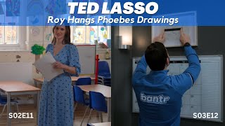 Ted Lasso  Roy Sees Phoebes Drawings  2x11 3x12 [upl. by Serene]