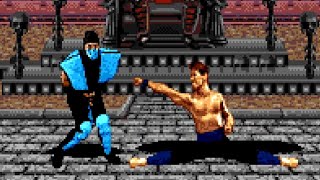 Mortal Kombat II Genesis Playthrough [upl. by Dnalevelc308]