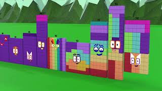 Numberblocks Super Duper Rectangle 99000 BIGGEST Numberblocks Number Patterns [upl. by Heck825]