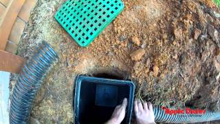 CATCH BASIN for Do It Yourself Project by Apple Drains Drainage Contractors North Carolina [upl. by Siram]