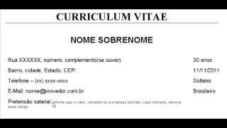 Como colocar pretensão salarial no currículo [upl. by Inesita]