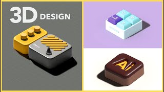 Create 3D Objects in Illustrator Extrude Bevel Inflate and Lighting Tips [upl. by Phare257]