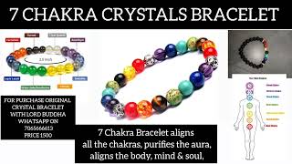 7 chakra bracelet benefits in hindi 7chakra short [upl. by Anelac]