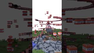 Mobs Vs TNT unexpected shortsfeed shorts minecraft viral [upl. by Magill]