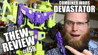 Combiner Wars Devastator Thews Awesome Transformers Reviews 159 [upl. by Nomor]