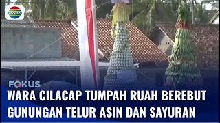 Tradisi Sedekah Bumi Ratusan Warga Berebut Gunungan Telur Asin  Fokus [upl. by Neehsar]