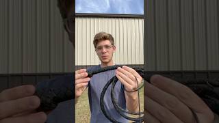 Snakewhip bullwhip diy shorts short indianajones cool whipcracking shortvideo paracord [upl. by Audley]